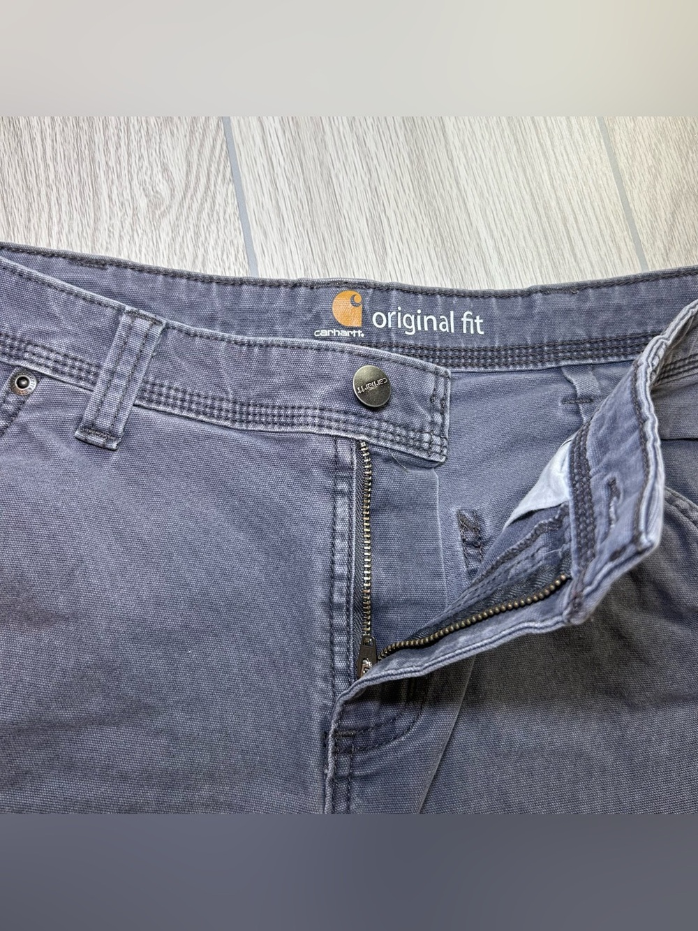 Carhartt Women’s 6 Original Fit Crawford Shorts Gray Rugged Flex Utility Outdoor - Picture 5 of 11